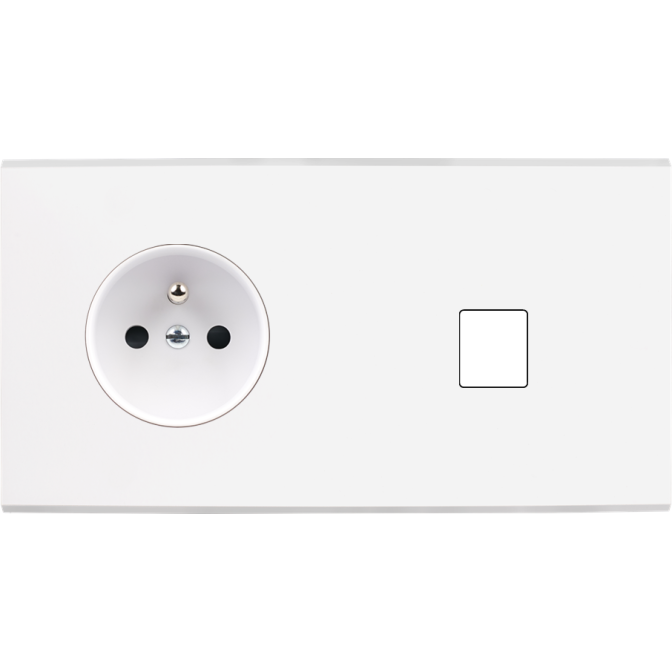 Façade Confidence Laiton Blanc Double Horizontale PC M1 Façade Confidence Laiton Blanc Double Horizontale PC M1