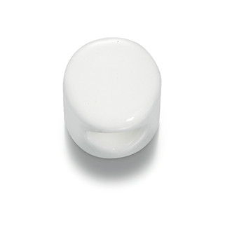 Isolateur (25 un) porcelaine blanche Ø10 mm