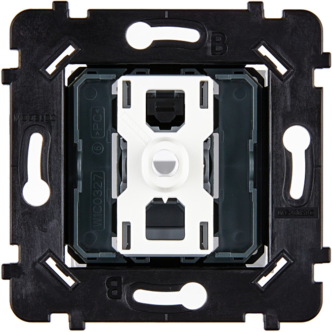 Mécanisme Vv Ou Poussoir Blanc Support Blanc Collection Hitera