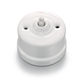 VV porcelaine blanche ss passe-câble