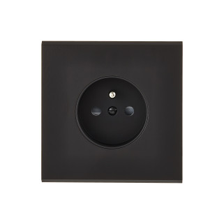 Façade Confidence Laiton Noir Simple Pc - Façade magnétique.