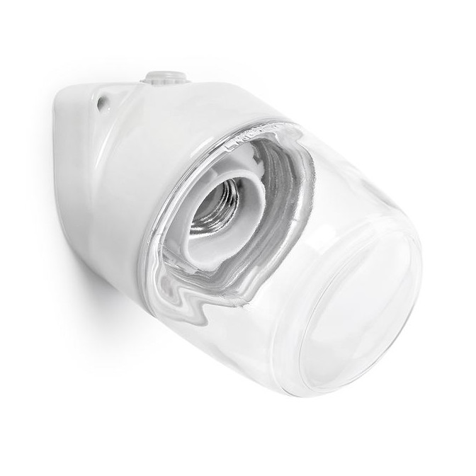 APPLIQUE LISILUX THPG MUR / VERRE CLAIR 60W S