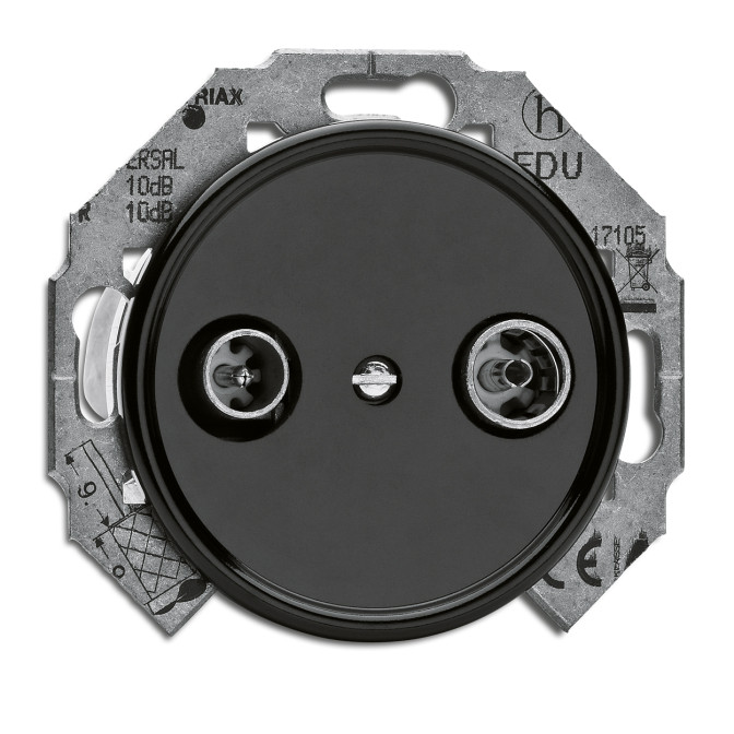 TV FM BAKELITE NOIRE