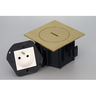 PRISE DE SOL - FR/BE - LAITON BROSSE - IP66