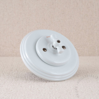 BP Garby Colonial porc. BL manette BL + plaque porc. BL