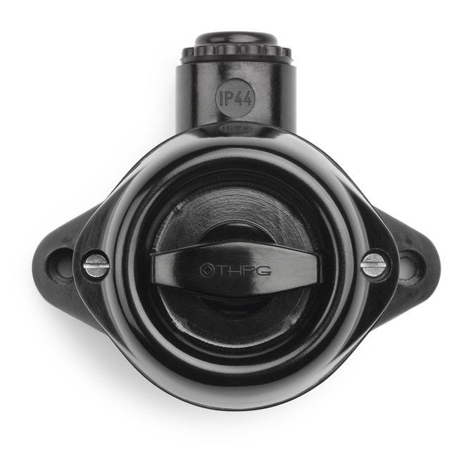 VV ROTATIF SAILLIE IP44 BAKELITE NOIRE 1 ENTREE