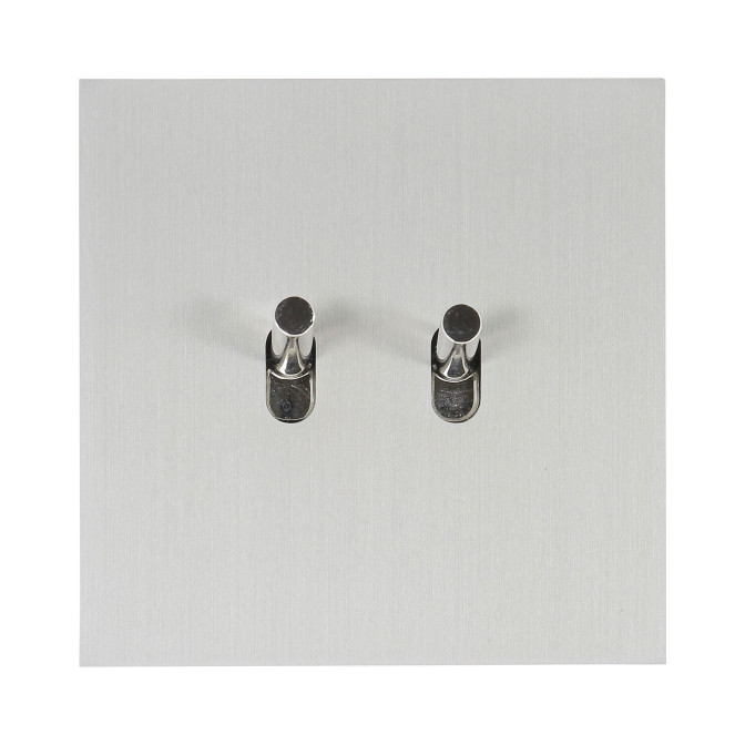 Art d'Arnould Epure double va-et-vient - inter - acier brossé