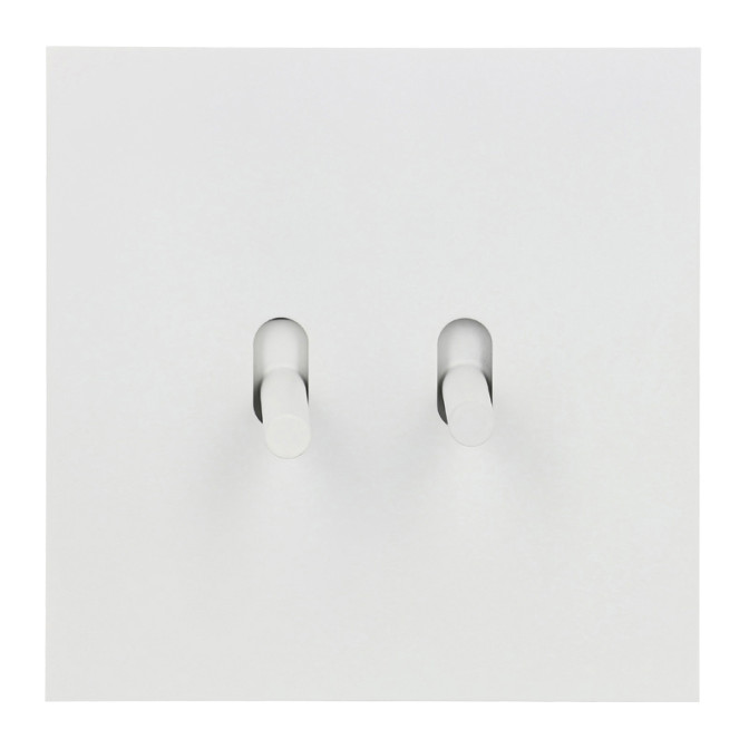 Art d'Arnould Epure double poussoir - blanc satin