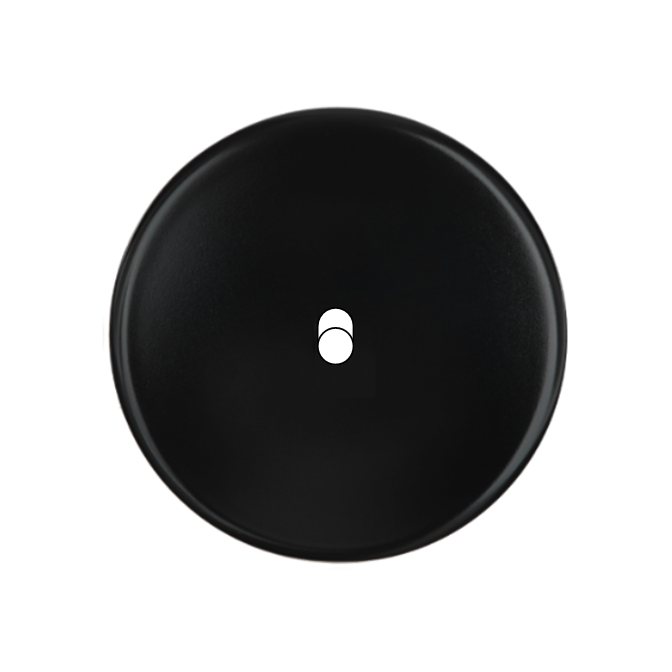 Façade Iris Noir Soft Touch Simple 1 Basculeur