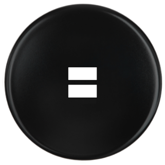 Façade Iris Noir Soft Touch Simple Ouverture Pour Chargeur Double Usb