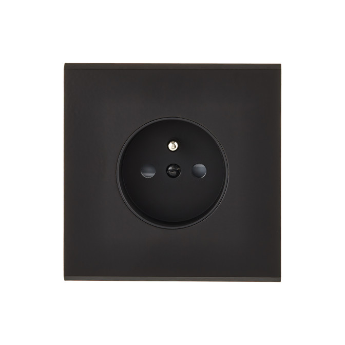 Façade Confidence Laiton Noir Simple Pc - Façade magnétique.