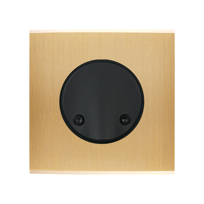 Façade Confidence Laiton Brosse Simple SC Aimant