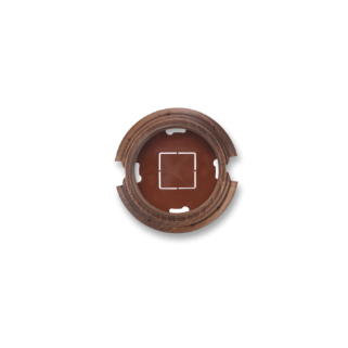 Socle 1 element avec 2 trous hêtre vieilli