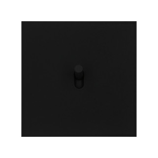 Art d'Arnould Epure va-et-vient ou interrupteur 10A - noir mat