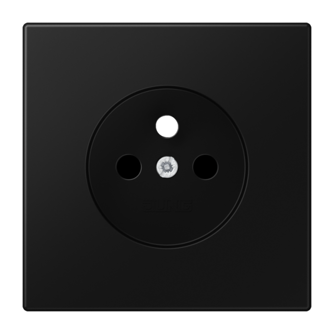 Enjo prise de courant 2P+T / LS 990 noir mat pour mécanisme  152...x