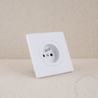 PCT Fontini Dom enjoliveur noir mat + plaque noir mat