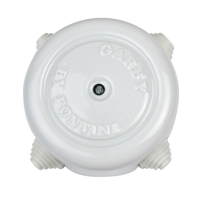 Boîtier de derivation porcelaine blanche Ø118mm