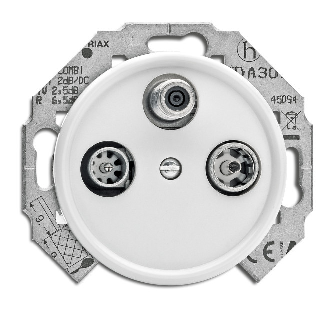 TV-FM-SAT DUROPLAST BLANC