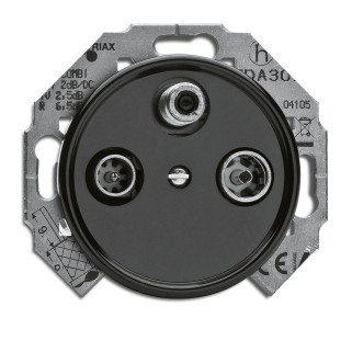 TV FM SAT BAKELITE NOIRE