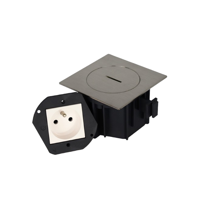 PRISE DE SOL - FR/BE - INOX BROSSE - IP66