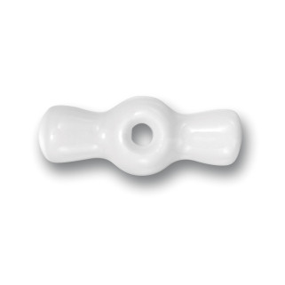 manette porcelaine blanche