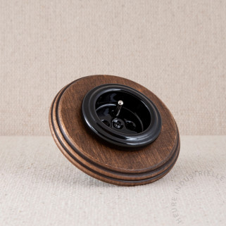 PCT Garby Colonial porc. NO puits porc. NO + plaque bois vieilli