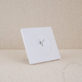 BP Fontini Dom enjoliveur blanc glossy + plaque blanc mat