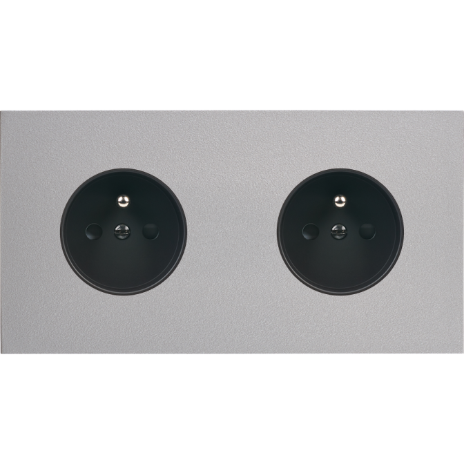 Façade Désir Alu Mat Double Horizontale PC Pc