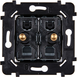 Mécanisme 2 Vv Et/Ou Poussoir Dore Collection Desir/Karo