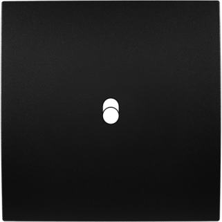 Façade Karo Noir Soft Touch Simple à 1 levier - façade à clip