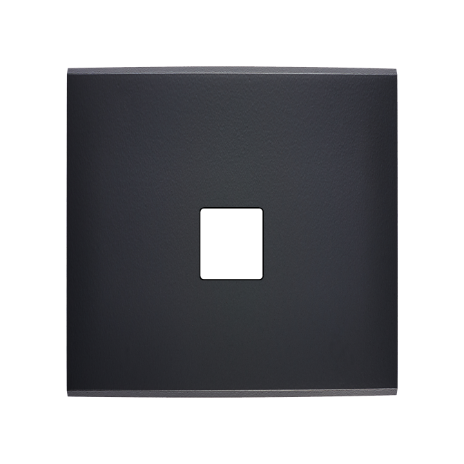 Façade Confidence Laiton Noir Simple M1 - Façade magnétique.