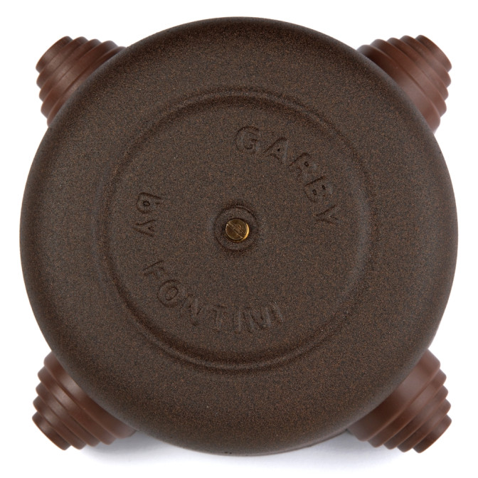 Boîtier de derivation métal vieilli Ø108mm