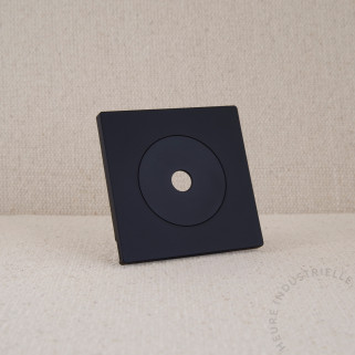 SC Fontini Dom enjoliveur noir mat + plaque noir mat