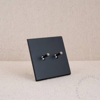 Commande Duo double Modelec Confidence noir levier noir