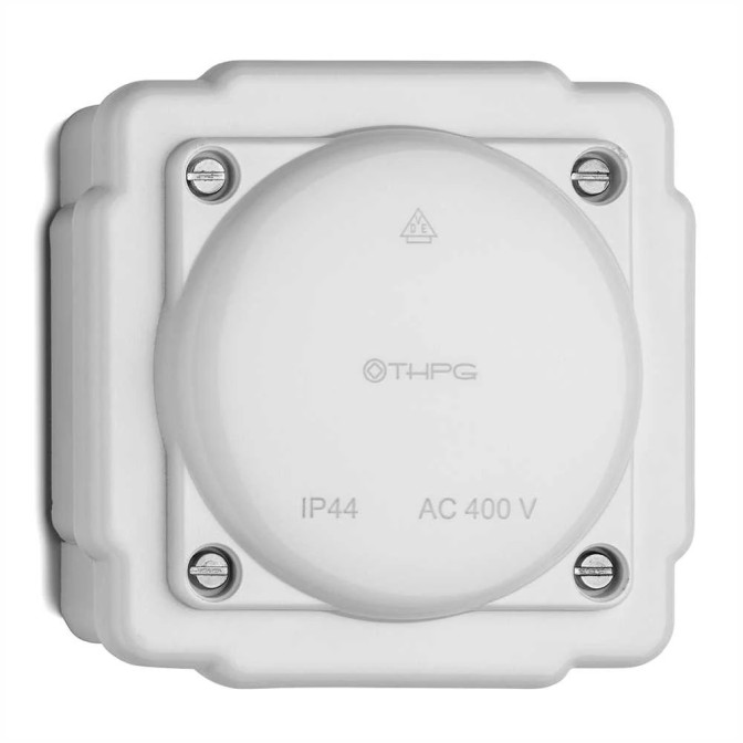 BOITE DE DERIVATION IP44  DUROPLAST BLANC CARREE