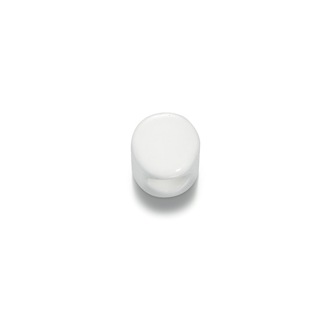 Isolateur (25 un) porcelaine blanche Ø10 mm