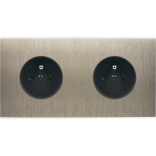 Façade Confidence Laiton Acier Double Horizontale PC Pc