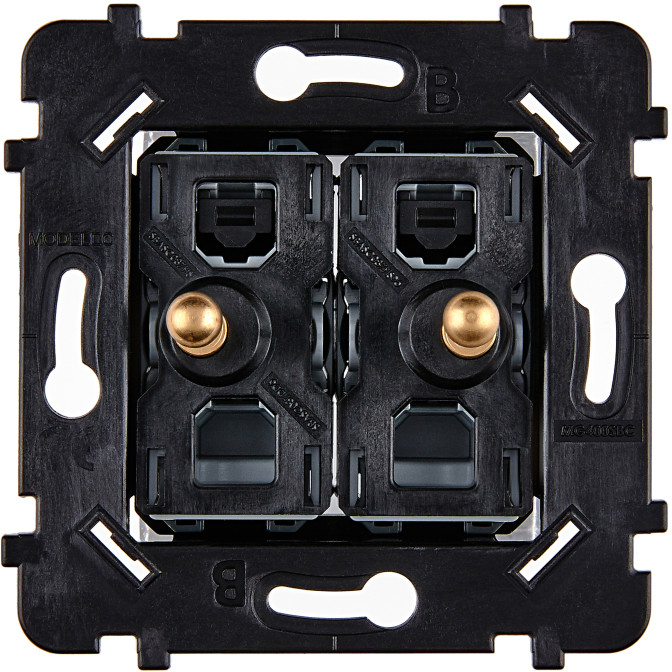 Mécanisme 2 Vv Et/Ou Poussoir Dore Collection Desir/Karo