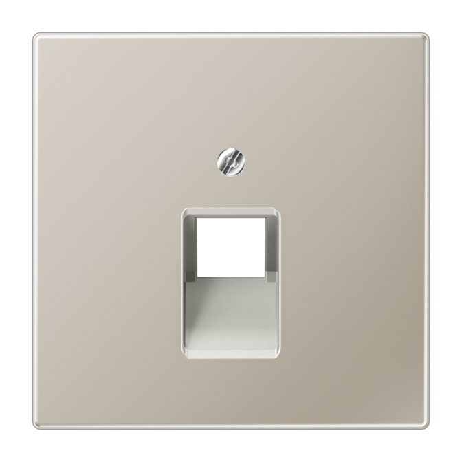 Enjoliveur pour simple prise IAE/UAE / LS 990 Métal Inox