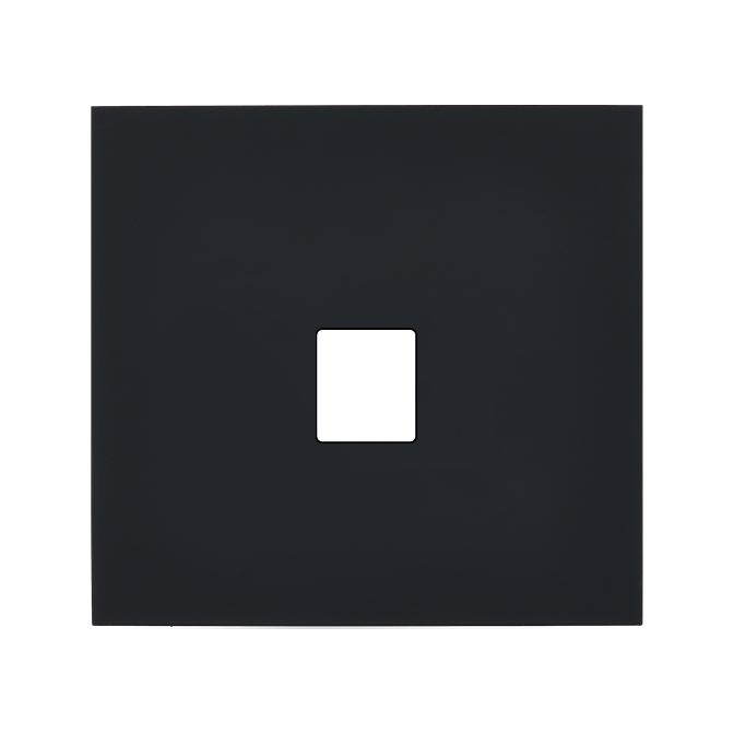 Façade Désir Noir Mat Simple 1 Media - Façade à clip.