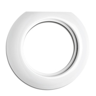 PLAQUE TERMINALE PORCELAINE BLC (POUR RJ/TV ET VARIATEURS)
