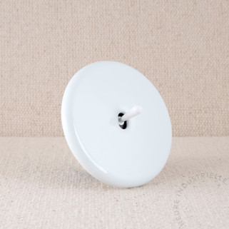 Interrupteur simple IRIS blanc satin levier blanc