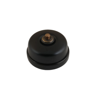 DIMBLER BP ROND NOIR MAT/ BASE PORCELAINE NOIRE