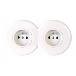 Façade IRIS Porcelaine Blanche Double Horizontale PC PC