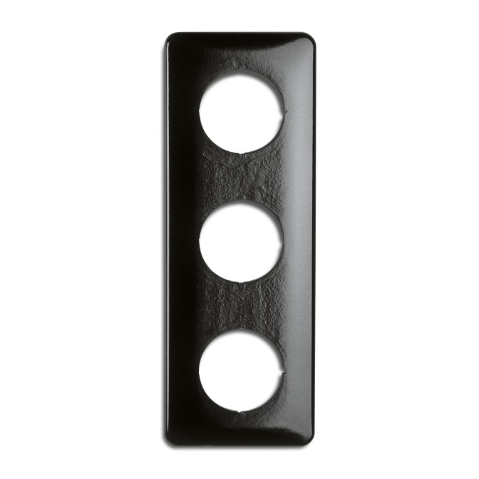 PLAQUE TRIPLE BAKELITE NOIRE