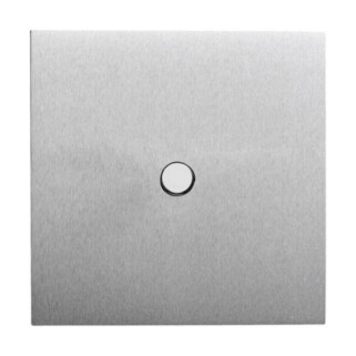 Art d'Arnould Epure poussoir à bouton rond 2A - acier brossé